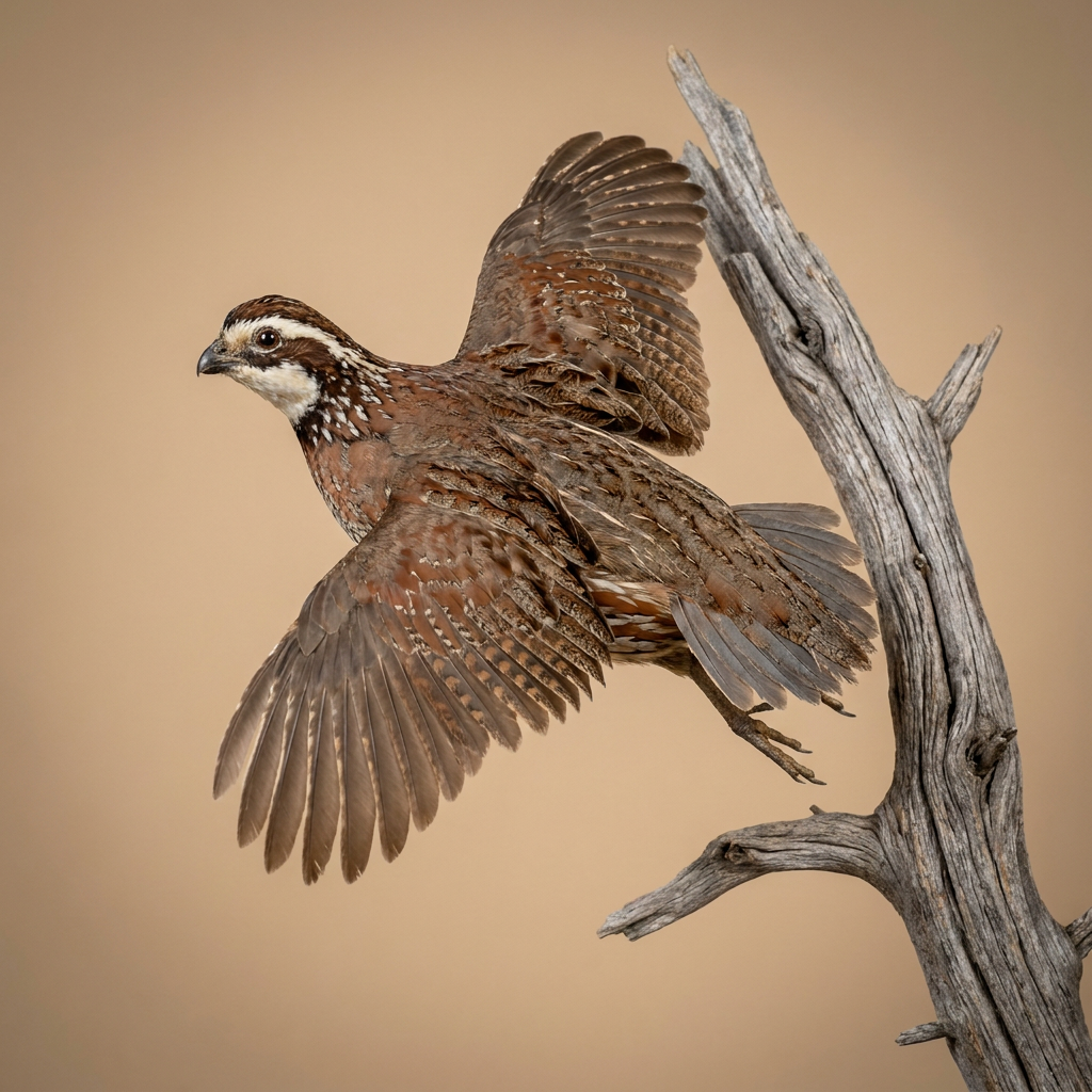 Meticulous Quail mount detail